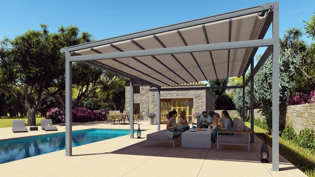Otomatik Pergola Sistemleri uygulaması